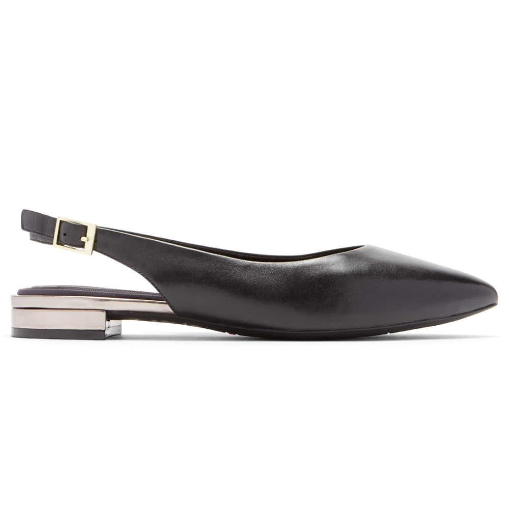 Rockport Slingback For Womens Black - Total Motion Adelyn - CX4536280